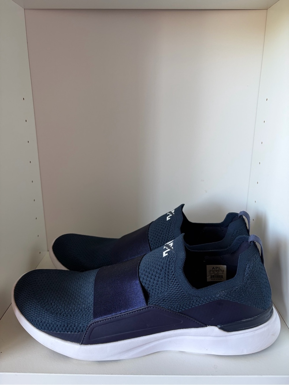 APL Men's TechLoom Bliss Navy and White Size 13 - Picture 2 of 9